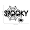 Vinyl Wall Art Decal - Spooky - Fun Spiderweb Eyes Halloween Seasonal Decoration Sticker - Teens Adults Indoor Outdoor Wall Door Window Living Room Office Decor   2