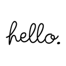 Hello - Wall Art Decal - 3.- Decoration Vinyl Sticker - Hello Quote Lettering - Greeting House Sign Poster Decoration Front Door Welcome - Door Vinyl Decal Sign   5