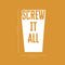 Thank You Wine Bottle Vinyl Sticker Decal - Screw It All - - Funny Humor Unique Party Favor Holiday Season Family Reunion Employee Appreciation Gift   2