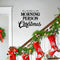 Vinyl Wall Art Decal - I’m Only A Morning Person On Christmas - 18" x 23" - Seasonal Holiday Decor Sticker - Indoor Outdoor Home Office Wall Door Window Bedroom Workplace Decals (18" x 23"; White) White 18" x 23" 3