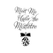 Vinyl Wall Art Decal - Meet Me Under The Mistletoe - 22. Christmas Seasonal Holiday Decoration Sticker - Home Office Door Window Bedroom Workplace Decals