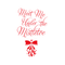 Vinyl Wall Art Decal  - Meet Me Under The Mistletoe - 22.5" x 14" - Christmas Seasonal Holiday Decoration Sticker - Home Office Door Window Bedroom Workplace Decals Red 22.5" x 14" 5