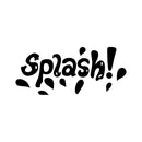 Vinyl Wall Art Decal - Splash - Fun Wet Letters Home Bathroom Bathtub Shower Decor - Dorm Room Apartment Kids Room Decals - Soap Bubbles Water Patterns (10" x 23"; Black)   4