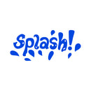 Vinyl Wall Art Decal - Splash - 10" x 23" - Fun Wet Letters Home Bathroom Bathtub Shower Decor - Dorm Room Apartment Kids Room Decals - Soap Bubbles Water Patterns (10" x 23"; Blue) Blue 10" x 23" 3