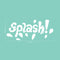 Vinyl Wall Art Decal - Splash - 10" x 23" - Fun Wet Letters Home Bathroom Bathtub Shower Decor - Dorm Room Apartment Kids Room Decals - Soap Bubbles Water Patterns (10" x 23"; White) White 10" x 23"