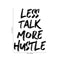 Vinyl Wall Art Decal - Less Talk More Hustle - Motivational Workout Quotes For Home Apartment Decor - Gym And Fitness Motivation Healthy Lifestyle Wall Door Decor   2