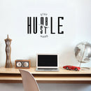 Vinyl Wall Art Decal - Stay Humble Hustle Hard - Modern Motivational Home Bedroom Apartment Decor - Inspirational Indoor Outdoor Living Room Office Work Quotes   2