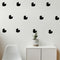 Set of 12 Vinyl Wall Art Decal - Little Ducks - Each - Cute Fun Home Indoor Outdoor Bedroom Living Room Apartment Nursery - Shower Bath Time Nursery Playroom Decor (Each; Black)