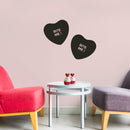 Valentines Day Vinyl Wall Art Decal - Bite Me Heart Candy - Valentine’s Home Living Room Bedroom Sticker - Indoor Outdoor Positive Household Couples Apartment Decor (10" x 11"; Black)   3