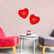 Valentines Day Vinyl Wall Art Decal - Bite Me Heart Candy - 10" x 11" - Valentine’s Home Living Room Bedroom Sticker - Indoor Outdoor Positive Household Couples Apartment Decor (10" x 11"; Red) Red 10" x 11" 3