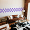 Vinyl Wall Art Decal - Geometric Tribal Pattern - 22.5" x 74" - Modern Urban Trendy Wild West Tribal Desert Theme for Home Bedroom Living Room Apartment Office Workplace Decor (22.5" x 74"; Purple) Purple 22.5" x 74" 3