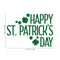 St Patrick’s Day Vinyl Wall Art Decal - Happy St Patrick’s Day - 16" x 23" - St Patty’s Holiday Home Living Room Bedroom Sticker - Indoor Outdoor Office Workplace Apartment Decor (16" x 23"; Green) Green 16" x 23"