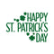 St Patrick’s Day Vinyl Wall Art Decal - Happy St Patrick’s Day - 16" x 23" - St Patty’s Holiday Home Living Room Bedroom Sticker - Indoor Outdoor Office Workplace Apartment Decor (16" x 23"; Green) Green 16" x 23" 4