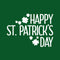 St Patrick’s Day Vinyl Wall Art Decal - Happy St Patrick’s Day - 16" x 23" - St Patty’s Holiday Home Living Room Bedroom Sticker - Indoor Outdoor Office Workplace Apartment Decor (16" x 23"; White) White 16" x 23" 4