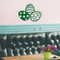 Easter Day Vinyl Wall Art Decal - 3 Easter Eggs - 17" x 22.5" - Resurrection Sunday Pascha Holiday Modern Cute Home Living Room Bedroom Apartment Office Work Nursery Decor (17" x 22.5"; Green) Green 17" x 22.5"