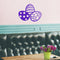 Easter Day Vinyl Wall Art Decal - 3 Easter Eggs - 17" x 22.5" - Resurrection Sunday Pascha Holiday Modern Cute Home Living Room Bedroom Apartment Office Work Nursery Decor (17" x 22.5"; Purple) Purple 17" x 22.5" 4