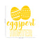 Easter Day Vinyl Wall Art Decal - Eggspert Hunter - 25" x 23" - Eggs Resurrection Sunday Pascha Holiday Modern Cute Home Living Room Bedroom Apartment Nursery Playroom Decor (25" x 23"; Yellow) Yellow 25" x 23" 2