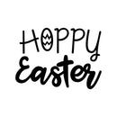 Easter Day Vinyl Wall Art Decal - Hoppy Easter - - Resurrection Sunday Pascha Holiday Modern Church Home Living Room Bedroom Apartment Nursery Office Work Decor (; Black)   3