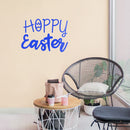 Easter Day Vinyl Wall Art Decal - Hoppy Easter - - Resurrection Sunday Pascha Holiday Modern Church Home Living Room Bedroom Apartment Nursery Office Work Decor (; Black)   5