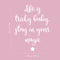 Vinyl Art Wall Decal - Life is Tricky Baby Stay in Your Magic - 25" x 19.5" - Cute Star Modern Kids Toddlers Girly Indoor Home Bedroom Playroom Apartment Nursery Decor Stickers (25" x 19.5"; White) White 25" x 19.5"