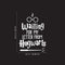 Vinyl Wall Art Decal - Waiting For My Letter From Hogwarts - 32.5" x 22" - Harry Potter Inspired Modern Home Apartment Bedroom Nursery Playroom Daycare Living Room Door Quote White 32.5" x 22" 4