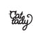 Vinyl Wall Art Decal - Cat Lady - 12.5" x 10.5" - Cute Kitty Whiskers Paw Home Apartment Bedroom Living Room Decor - Trendy Furry Pet Lovers Work Office Business Indoor Quote (12.5" x 10.5"; Black) Black 12.5" x 10.5"