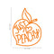 Vinyl Wall Art Decal - Just Peachy - 26" x 19" - Fun Modern Peach Fruit Shape Positive Home Bedroom Apartment Office Workplace Indoor Living Room Business Decoration Quotes (26" x 19"; Orange) Orange 26" x 19"