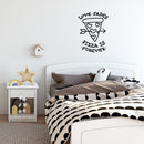 Vinyl Wall Art Decal - Love Fades Pizza Is Forever - Funny Inspirational Pizza Lovers Home Bedroom Living Room Decor - Trendy Witty Apartment Indoor Outdoor Quote   3