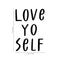 Vinyl Wall Art Decal - Love Yo Self - Modern Motivational Home Bedroom Apartment Work Quotes - Positive Trendy Inspirational Workplace Living Room Office Decor