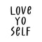 Vinyl Wall Art Decal - Love Yo Self - Modern Motivational Home Bedroom Apartment Work Quotes - Positive Trendy Inspirational Workplace Living Room Office Decor   4