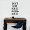 Vinyl Wall Art Decal - Don't Hope For It Work For It - 22. - Motivational Life Quote For Home Bedroom Office Workplace Classroom Apartment Living Room School Decor   2