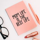 Vinyl Wall Art Decal - Mom Life Is The Best Life - 3.- Modern Trendy Cute Mother Quote For Laptop Light Switch Bedroom Luggage Car Bumper Sticker Computer Notebook Mug Decor   3