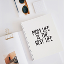 Vinyl Wall Art Decal - Mom Life Is The Best Life - 3.- Modern Trendy Cute Mother Quote For Laptop Light Switch Bedroom Luggage Car Bumper Sticker Computer Notebook Mug Decor   4