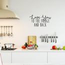 Vinyl Wall Art Decal - Love You To The Fridge And Back - 17. Trendy Funny Cursive Lovers Quote For Home Apartment Bedroom Kitchen Living Room Indoor Decoration   3