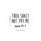 Vinyl Wall Art Decal - Thou Shalt Not Try Me; Mom 24:7 - 17.7" x 22" - Trendy Chic Mother Love Quote For Home Apartment Bedroom Living Room Kids Room Indoor Decoration Black 17.7" x 22" 5