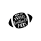 Vinyl Wall Art Decal - Proud Football Mom - 3" x 4.5" - Cute Modern Ball Shape Quote For Mothers Home Bedroom Closet Door Diary Notebook Laptop Car Window Decoration Sticker Black 3" x 4.5" 5