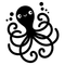 Vinyl Wall Art Decal - Happy Octopus - Cute Sea Cephalopod Animal Design For Kids Home Apartment Nursery Playroom Bedroom Window Classroom Sticker Decoration   4