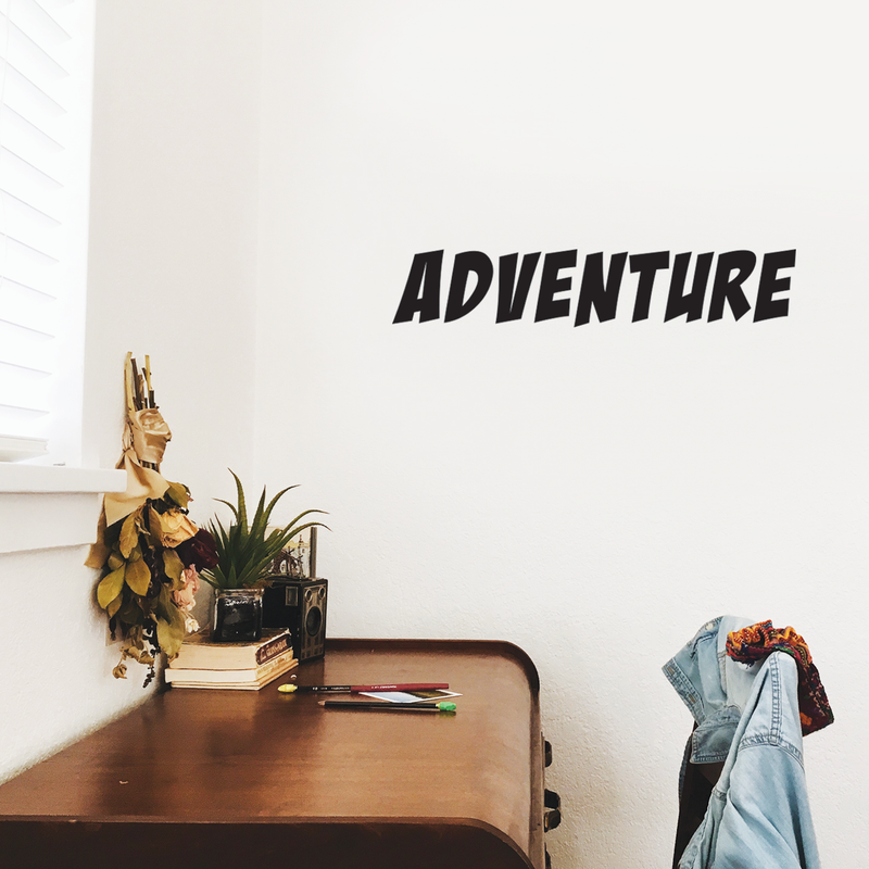 Vinyl Wall Art Decal - Adventure - Modern Inspirational Positive