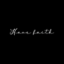 Vinyl Wall Art Decal - Have Faith - 4.5" x 30" - Cursive Trendy Modern Inspirational Religious Faithful Quote For Home Bedroom Living Room Church Indoor Work Decoration Sticker White 4.5" x 30" 3