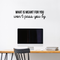 Vinyl Wall Art Decal - What Is Meant For You Won't Pass You By - Modern Inspirational Quote For Home Bedroom Living Room Office Workplace Decoration Sticker   3