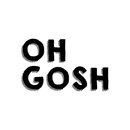 Vinyl Wall Art Decal - Oh Gosh - 17" x 28" - Trendy Humorous Slang Words Expression Quote For Home Teens Room Living Room Bedroom Kitchen Closet Decoration Sticker Black 17" x 28" 4