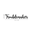 Vinyl Wall Art Decal - Troublemaker - 3.5" x 18" - Modern Funny Sticker Quote For Home Bedroom Kids Room Playroom Work Office Decor Black 3.5" x 18"