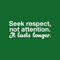 Vinyl Wall Art Decal - Seek Respect Not Attention It Lasts Longer - 9.5" x 22" - Modern Inspirational Sticker Quote For Home Bedroom Living Room Work Office School Decor White 9.5" x 22" 5