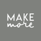 Vinyl Wall Art Decal - Make More - 16" x 30" - Modern Motivational Sticker Quote For Home Bedroom Living Room Kitchen Apartment Workplace Office Business Decor White 5" x 24" 3