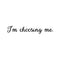 Vinyl Wall Art Decal - I'm Choosing Me - Modern Motivational Self Esteem Quote Sticker For Home Bedroom Living Room Apartment Work Office Decoration