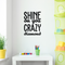 Vinyl Wall Art Decal - Shine On You Crazy Diamond - 23. Modern Inspirational Quote Sticker For Home Kids Bedroom Living Room Playroom Work Office Decor   2