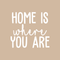 Vinyl Wall Art Decal - Home Is Where You Are - 17" x 18.5" - Modern Inspirational Quote Cute Sticker For Home Bedroom Living Room Couch Entryway Patio Decor White 17" x 18.5" 2