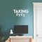 Vinyl Wall Art Decal - Taking Over - 10.5" x 22" - Modern Motivational Quote Sticker For Home Bed Bedroom Closet Living Room Work Office Business Decoration White 10.5" x 22" 2