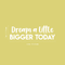 Vinyl Wall Art Decal - Dream A Little Bigger Today - 7" x 22" - Modern Motivational Quote Sticker For Home Bedroom Closet Living Room Work Office Kids Room Nursery Decor White 7" x 22" 2