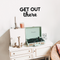 Vinyl Wall Art Decal - Get Out There - 10" x 22" - Modern Motivational Quote Sticker For Home Bed Bedroom Kids Room Playroom Work Office Business Decoration Black 10" x 22" 5